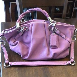 Coach purple lilac shimmer purse